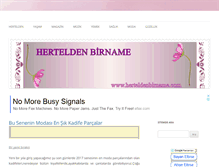 Tablet Screenshot of herteldenbirname.com